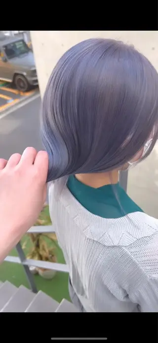 ミディアム カラー 【限定価格✨ ✂️】岩田真宏のヘアスタイル
