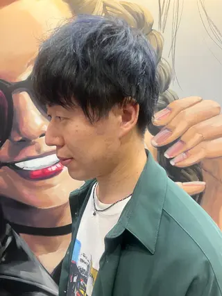 ショート カラー メンズ 久木原 ゆりのヘアスタイル