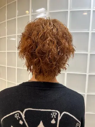パーマ メンズ 吉澤大和 カット/カラーのヘアスタイル