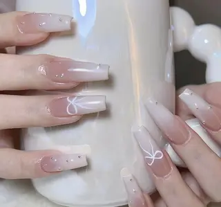 ネイル By moonネイル 🌷ワンホン/韓国風のネイルデザイン