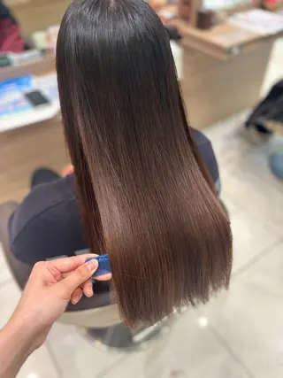 ロング 鈴木かのん/縮毛矯正 /ミニモ限定クーポンのヘアスタイル