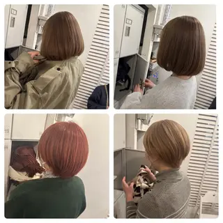 ショート 髪質改善＆ブリーチ 伊勢　祐一郎のヘアスタイル