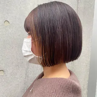 ミディアム カラー 🪭risa 暖色/レイヤー🪭のヘアスタイル