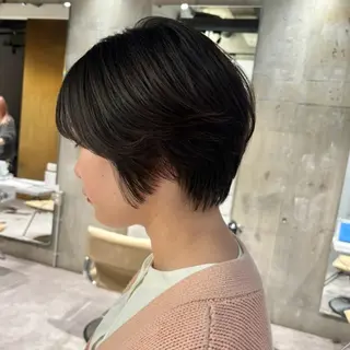 ショート mina🪐立川駅/ 無料ショートカットのヘアスタイル