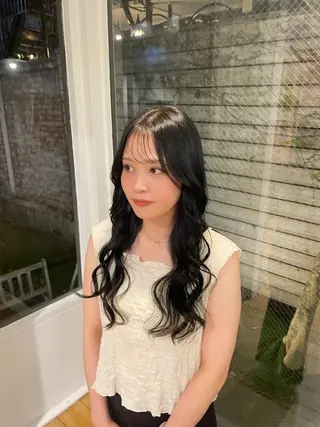 カラー 暖色カラー/レイヤー 唯菜 ﾕｲﾅのヘアスタイル