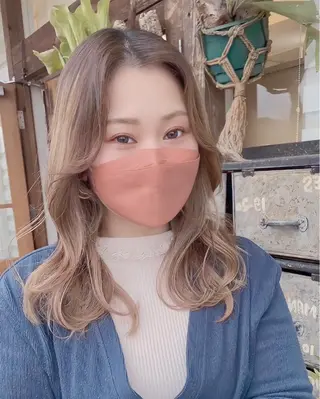 セミロング 奥田 誠司のヘアスタイル