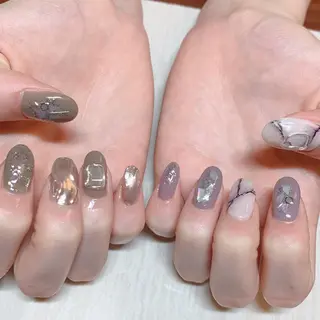 ミディアム .. momoko🕊のネイルデザイン