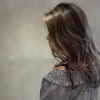 セミロング カラー las PAVILIONのヘアスタイル