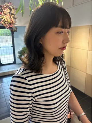 ミディアム カラー yuki ♡のヘアスタイル