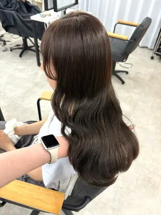 ロング カラー 盛れる顔まわり✨🎀 レイヤー別所好葉のヘアスタイル