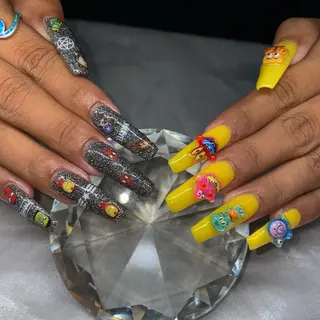 ネイル ハイビスカス ネイルサロンのネイルデザイン