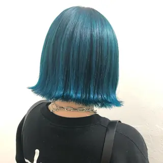 ミディアム カラー shiho .のヘアスタイル