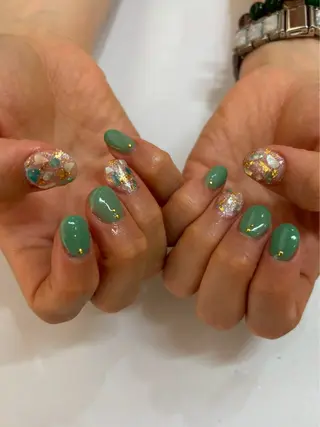 ネイル 林 玲菜のネイルデザイン