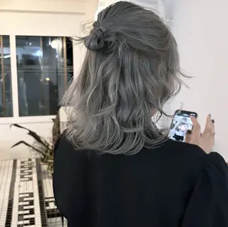 ミディアム カラー Rena✴︎トレンド ×スタンダードMIXのヘアスタイル