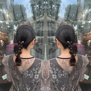 ヘアアレンジ ハイライト/レイヤー /ハイトーン/AOIのヘアスタイル