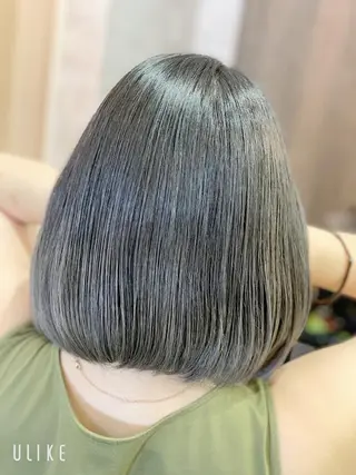 ミディアム メンズスタイル バレイヤージュ　齋藤のヘアスタイル