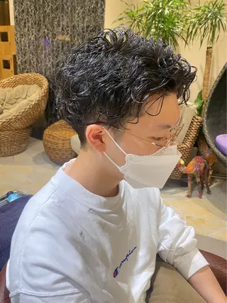 ショート 🦁メンズモデル募集 🎧関瑠奈🛵のヘアスタイル