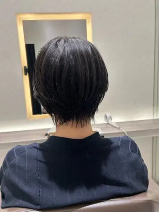 ショート 山口 祐美帆のヘアスタイル