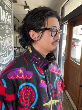 ショート パーマ メンズ メンズ🎱女性も歓迎 ✨🌵榊原崇文🌵のヘアスタイル