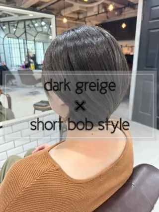 セミロング カラー 髪質改善/縮毛矯正/ 艶髪/春山良太のヘアスタイル