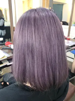 ミディアム カラー 【艶髪×韓国風】 毛流れ職人 RYOのヘアスタイル