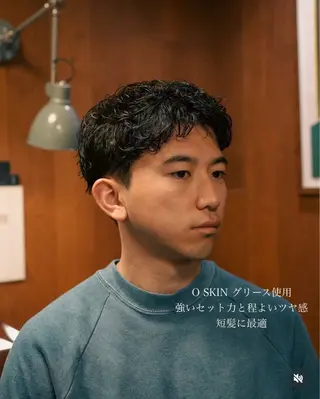 パーマ メンズ メンズ似合わせ タチカワユウキのヘアスタイル