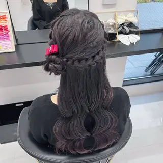 セミロング ヘアアレンジ MILD by 17 秋葉原 ♡みづき♡のヘアスタイル