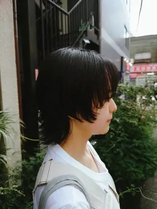 ショート パーマ カラー 【pejite】 小沼 勇貴のヘアスタイル