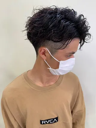 ショート カラー パーマ ヘアアレンジ メンズ ネイル マツエク・マツパ 💠AYANE /吉祥寺💠のマツエク・マツパデザイン