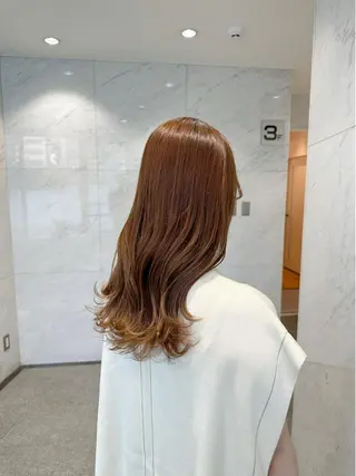 ロング カラー 古田 昂也のヘアスタイル