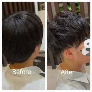 メンズ 山田 みかのヘアスタイル