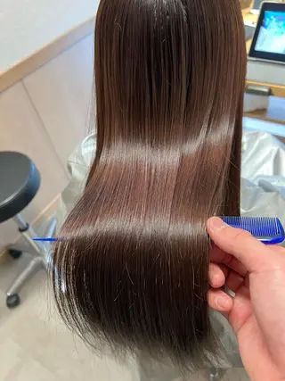 ロング カラー 艶カラー/髪質改善/ 西　大喜(ひろき)のヘアスタイル