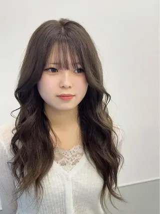 ロング カラー 韓国ヘア🇰🇷 スズキのヘアスタイル
