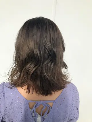 ミディアム K Kenのヘアスタイル