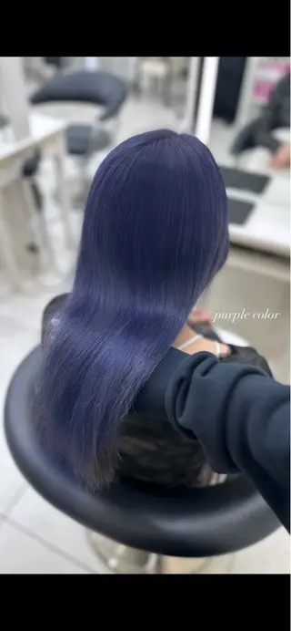 セミロング カラー 艶髪／ブリーチ🌟 銀座/HARUKAのヘアスタイル