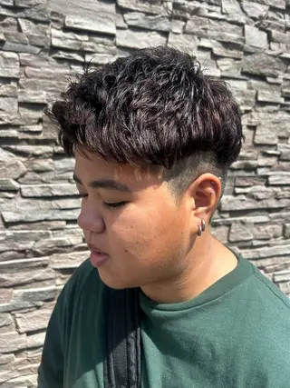 ショート カラー メンズ 永縄 ゆい真のヘアスタイル