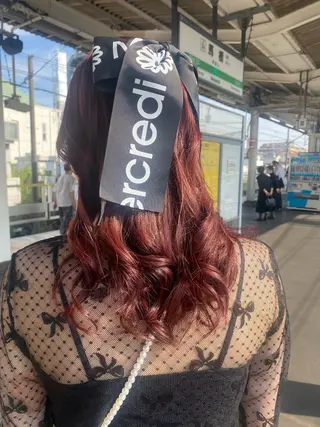 セミロング カラー 🐾Libero🐾 柏　KONOMIのヘアスタイル