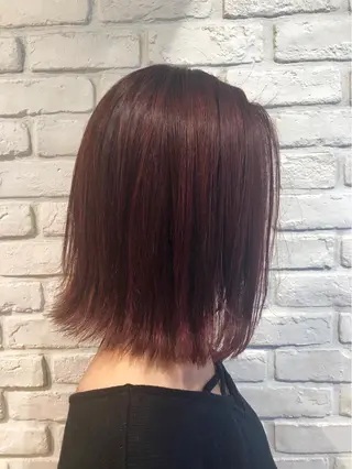 ミディアム カラー ベージュカラー🧸 伊藤なつみのヘアスタイル
