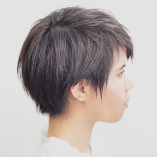 ショート NOON    hair make+happy time所属・🌟NOON🌟 野崎謙吾のヘアスタイル