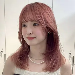 セミロング カラー レイヤー/透明感 カラー✩.*˚チャンのヘアスタイル