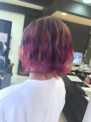 ミディアム ❤️MASAKO❤️ 🌸🩷エクステ🩷のヘアスタイル