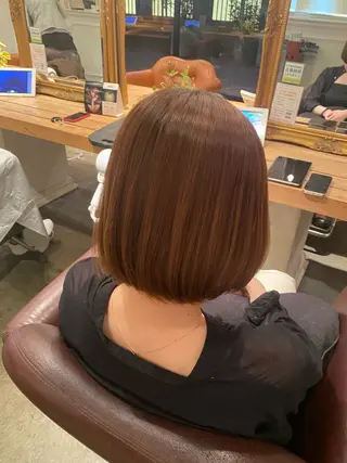 ショート パーマ 髪質改善&縮毛矯正 カット/soyaのヘアスタイル