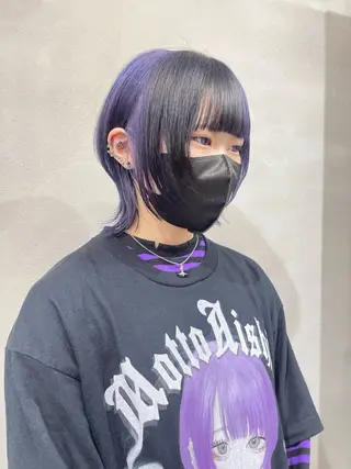 ショート 柏 ウルフ/レイヤー 田中佐和🐺のヘアスタイル