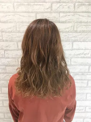 ミディアム カラー NYNY四條畷店 森 亮人のヘアスタイル