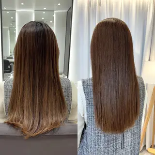 ロング EIGHT plum TOKIOリミテッドのヘアスタイル