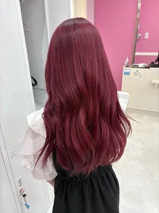 ロング カラー HAIR E.S所属・ブリーチ⏳艶カラー Natsukiのヘアスタイル