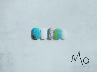 ネイル マミーナオレンジ 須田のネイルデザイン