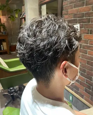 パーマ メンズ 阿川香穂 /京都のヘアスタイル