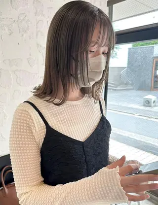 ミディアム カラー 柔らかいcolor 🌿harukaのヘアスタイル