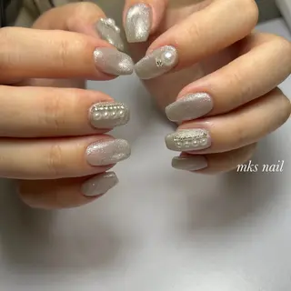ネイル mks＊nail //  枚方長尾のネイルデザイン